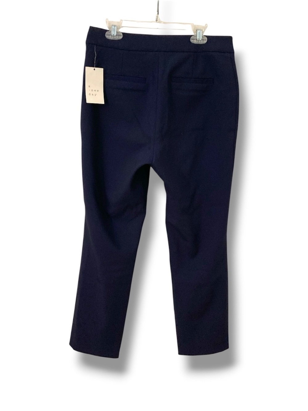 a new day Navy Cropped Side Zip Trousers - Picture 3 of 9